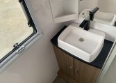 2024 Titan Blackhawk Tourer 720 Tardis bathroom showing the handbasin.
