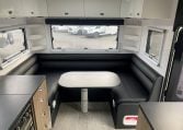 2024 Titan Blackhawk Tourer 720 Tardis caravan interior view showing the club lounge.