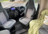 2023 Auto-Trail F-Line F74 motorhome interior view showing the cab swivel seats.