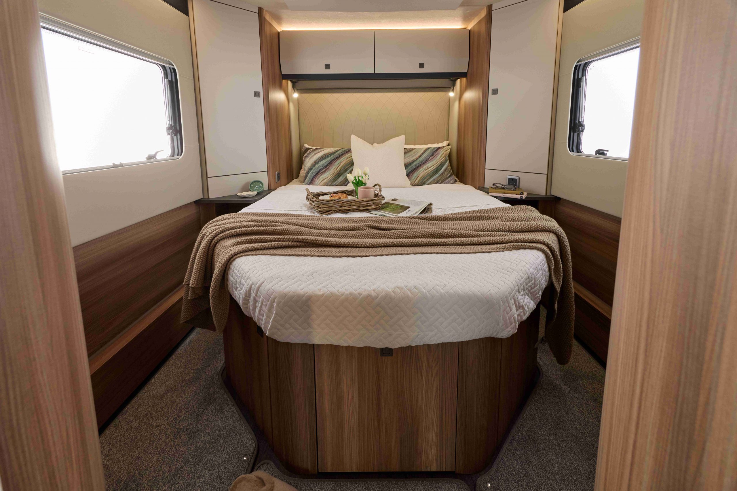 Auto-Trail - Frontier - Delaware - Interior Rear Bedroom Auto-Trail Delaware motorhome interior with rear bedroom.