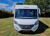 Fiat Ducato Pilote G740FC motorhome exterior view of the front cab.