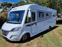 Fiat Ducato Pilote G740FC motorhome exterior profile view.